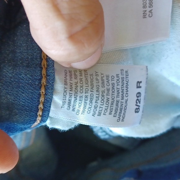 LUCKY BRAND Women Mid RISE JEAN Ava Medium Wash Jean 8/29 Ankle - Picture 9 of 9